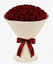 Букет 101 Бордовая роза Блэк Бакарра в Новочебоксарске