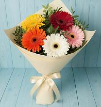 Букет цветов из:  Герберы в Новочебоксарске