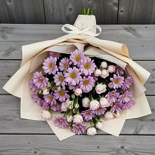 Букет цветов из:  Розы и Хризантемы #REPLACE_PRED# Новочебоксарске