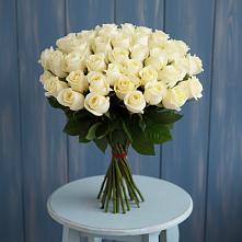 Букет 51 Белая роза Эдлесс Лав #REPLACE_PRED# Новочебоксарске