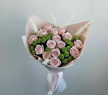 Букет цветов из:  Розы и Хризантемы #REPLACE_PRED# Новочебоксарске