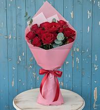Букет цветов из:  Розы в Новочебоксарске