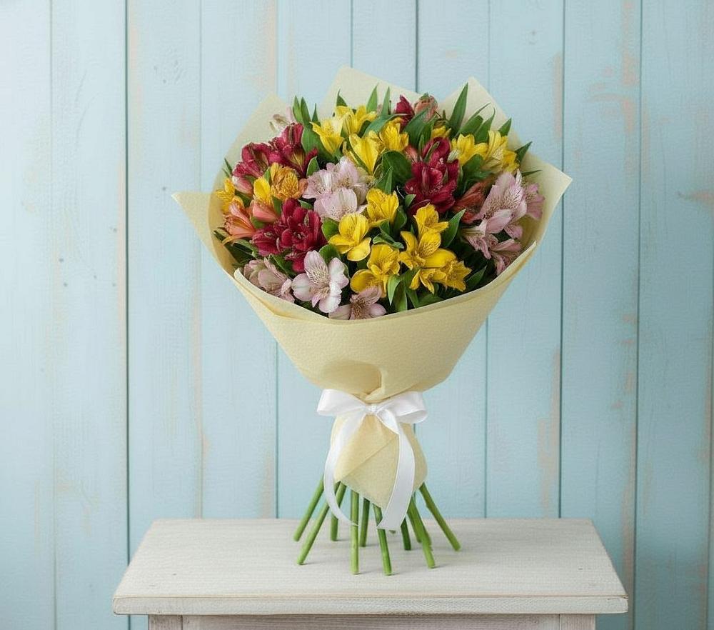 Букет цветов из: Альстромерии в Новочебоксарске